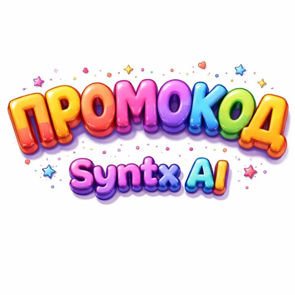 Промокод для Syntx AI: скидка –15% на подписку по коду MOROZ15 🎄